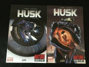 HUSK #1 Two Cover Versions, VFNM Condition