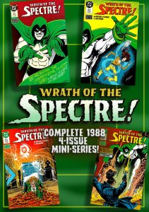 WRATH OF THE SPECTRE #1, 2, 3, 4 (May-Aug1988) 9.0 VF/NM Complete Mini-Series!