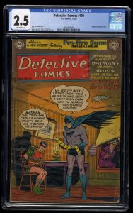 Detective Comics #190 CGC GD+ 2.5 Off White