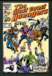 West Coast Avengers #18 ( 8.5 VFN+ ) Steve Engleheart / March 1987