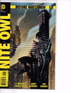 DC Comics Before Watchmen: Nite Owl #1 Joe Kubert, Straczynski