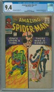 The Amazing Spider-Man #37 (1966) CGC 9.4! 1st Appearance of Norman Osborn!