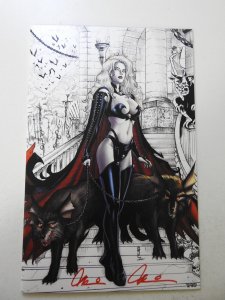 Lady Death: Mischief Night White Edition #1 VF+ Condition! Signed W/ COA!
