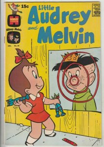 Little Audrey and Melvin # 43 Strict NM- High-Grade Cover Bullseye Dartboard