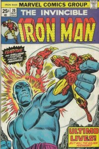 Iron Man #70 ORIGINAL Vintage 1974 Marvel Comics Ultimo