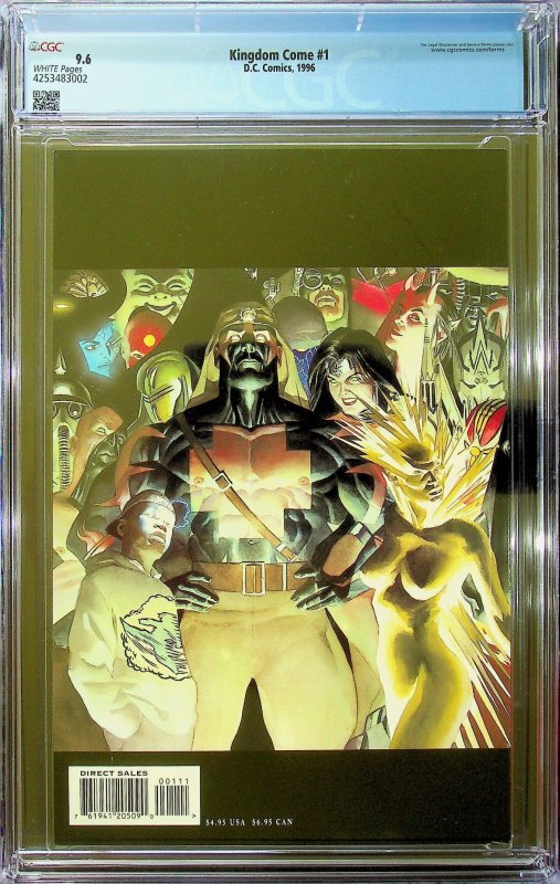 Kingdom Come #1 (1996, DC) - CGC 9.6 - Cert#4253483002