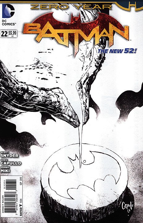 BATMAN  (2011 Series)  (DC NEW52) #22 SKETCH CV Near Mint Comics Book