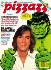 Pizzazz #9 VG ; Marvel | low grade comic June 1978 Hulk Shaun Cassidy