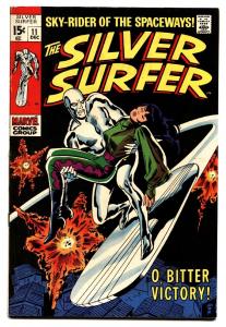 SILVER SURFER #11 comic book 1969-JOHN BUSCEMA ART-MARVEL COMICS VF-