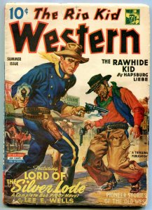 Rio Kid Western Pulp Summer 1944-  Rawhide Kid- Lord of Silver Lode VG
