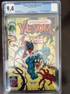 Venom: Lethal Protector #5 (1993) - CGC 9.4 - 1st Riot, Phage, Agony, Lasher !