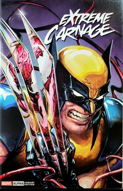 Extreme Carnage Alpha #1 Clayton Crain Trade Variant Wolverine