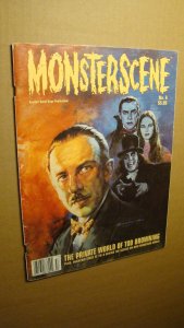 MONSTERSCENE 6 *SOLID* FRANKENSTEIN DRACULA FAMOUS MONSTERS BASIL GOGOs ART 