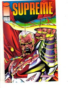 Lot Of 11 Supreme Image Comic Books # 1 2 3 (2) 4 5 6 7 8 9 10 Rob Liefeld CR30