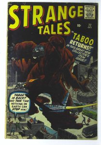 Strange Tales (1951 series) #77, VG- (Actual scan)