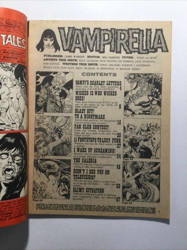 Vampirella 3 Jan Fine- Fn- 5.5 Warren Magazine