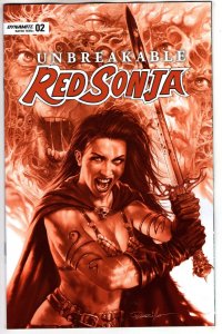 UNBREAKABLE RED SONJA #2 CVR G 10 COPY INCV PARRILLO TINT