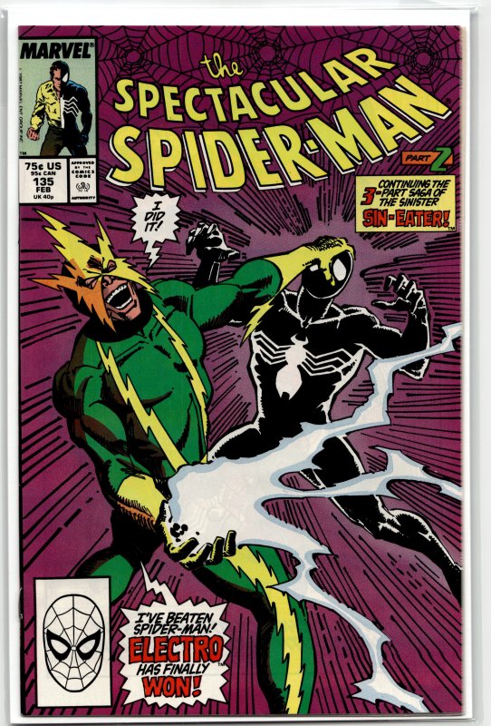 The Spectacular Spider-Man #135 (1988) Spider-Man