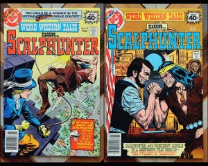 WEIRD WESTERN TALES #52-53 (DC 1979) SCALPHUNTER Abe Lincoln BAT LASH High Grade