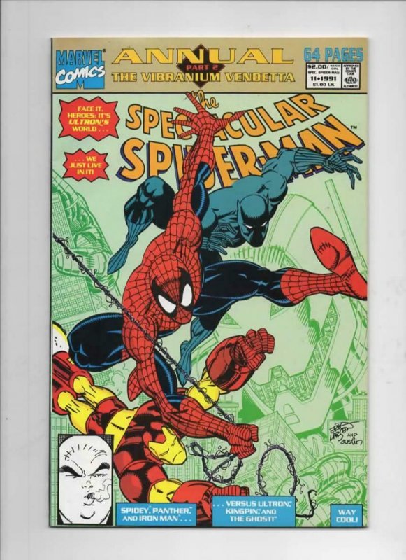 Peter Parker SPECTACULAR SPIDER-MAN #11 Annual, VF/NM, 1976 1991 more in store 