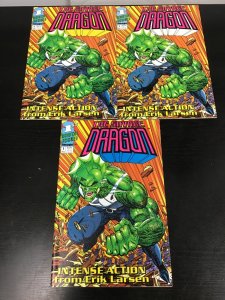 3PC SAVAGE DRAGON #1 LOT (9.2) 1ST ISSUE!! 1992