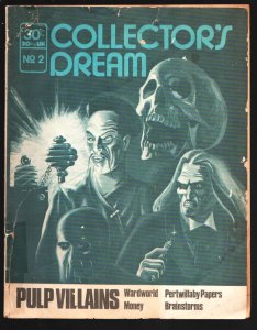 Collector's Dream #2 1976-Special pulp villain feature-Beating Comic Book Inf...