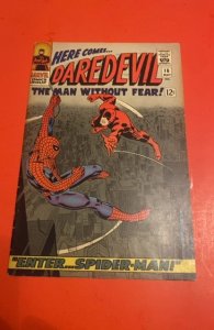 Daredevil #16 (1966) with Spider-man  app