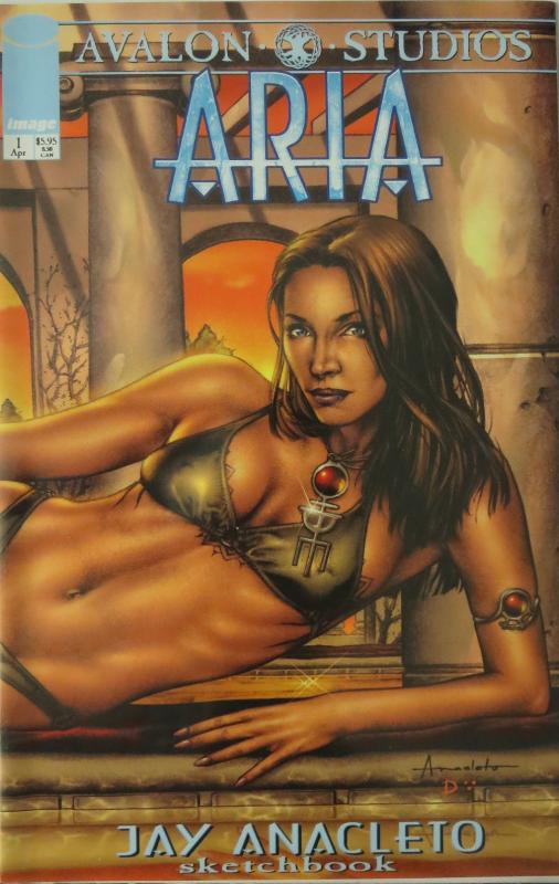 ARIA Comic Lot - 9 backissues Image Comics Angela app dark urban mythic fantasy