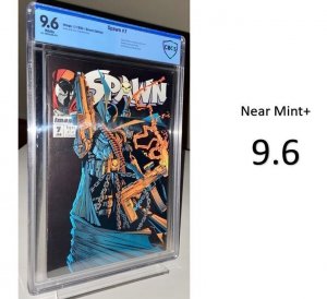 Spawn #7 - Key Comic & Iconic Cover by Todd McFarlane! CBCS 9.6 - Brand New Slab