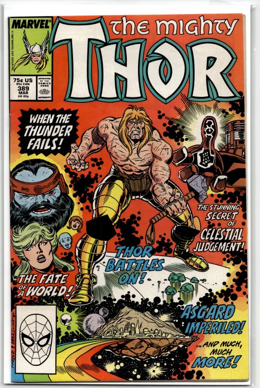 Thor #389 (1988) Thor [Key Issue]