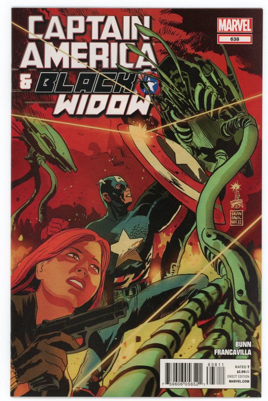 Captain America and Black Widow #638 Cullen Bunn Hunt Squad NM