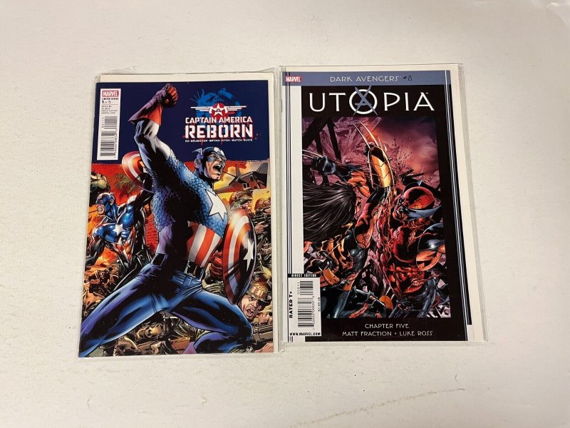 4 Marvel Comics Utopia 8 Cap Reborn 1 Black Sun 1 Wolverine Punisher 3 58 JW17