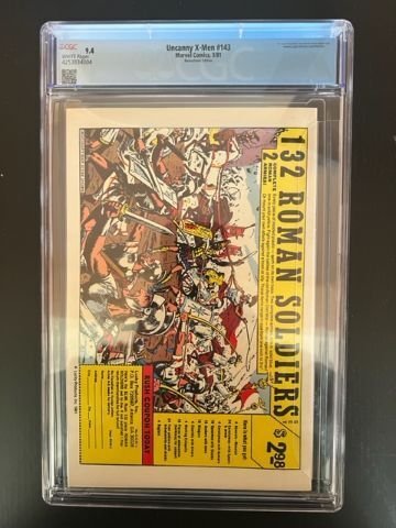 The Uncanny X-Men #143 (1981) - CGC 9.4 ! - Last John Byrne Issue !