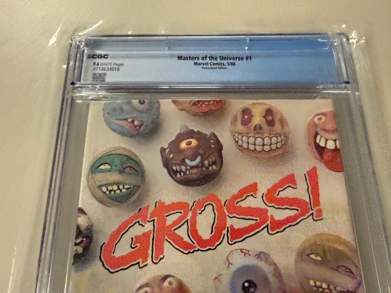 Masters Of The Universe # 1 CGC Graded 9.6 Marvel Comic Book Newsstand Var. JH28