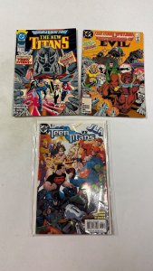 3 DC Comic Books JLA VS Teen Titans 6 New Teen Titans 7 TT Spotlight 11 35 CT2