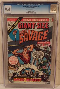 Giant-Size Doc Savage #1 (1975)  CGC  NM 9.4