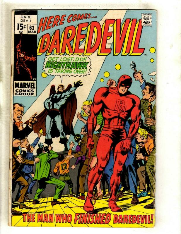Daredevil # 62 FN Marvel Comic Book Karen Foggy Hell's Kitchen Defenders HY1