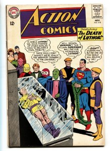 ACTION COMICS #318 comic book 1964-SUPERMAN-DEATH OF LUTHOR