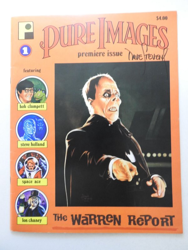 Pure Images #1 The Warren Report Signed By Legendary Dave Stevens!! VF Condition