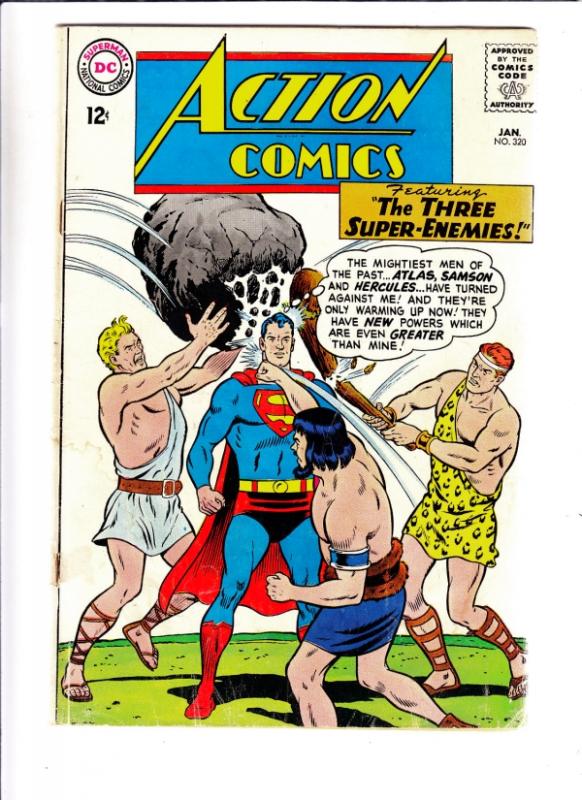 Action Comics #320 (Jan-65) VG Affordable-Grade Superman, Supergirl