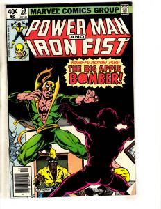 7 Power Man Marvel Comic Books # 47 52 56 59 60 61 62 Iron Fist Defenders CR35