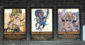 1994 BERNIE WRIGHTSON 2 More Macabre Trading Card MS2 MS3 MS4 (8.5/9.0) FPG
