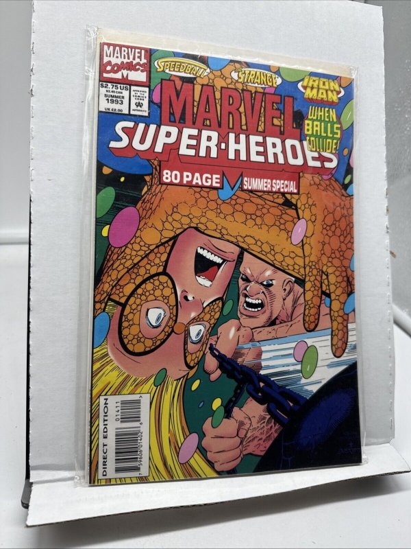 Marvel Super-Heroes #14 Newsstand Cover Summer (1990-1993) Marvel Comics