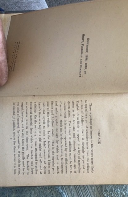 The Sir Roger DE Coverly papers, Abbott,1919