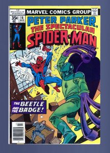 Spectacular Spider-Man #16 - Sal Buscema Cover Art (9.2 OB) 1978