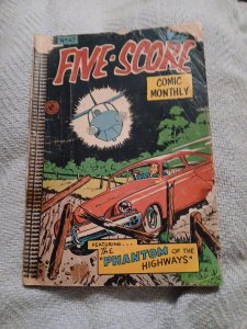 FIVE-SCORE Comic Monthly #47 Meskin Art 1962 Australian Pulp Dc Big Town Reprint