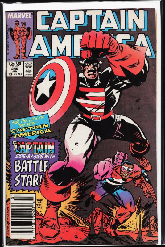 Captain America #349 (1989) Captain America