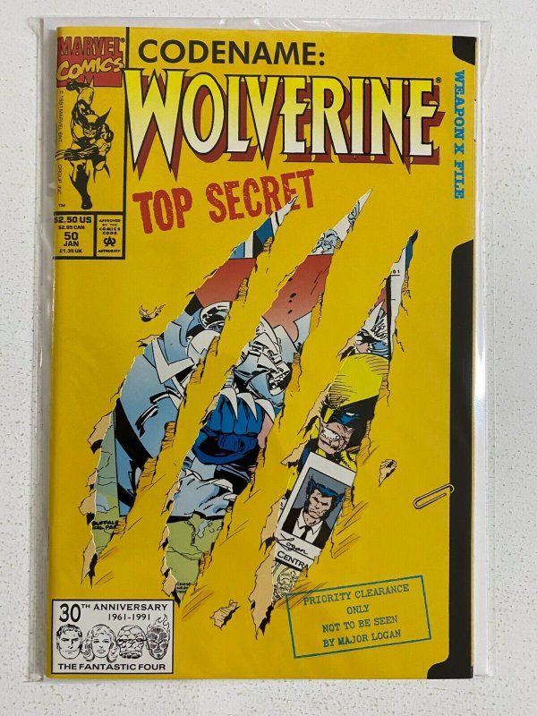 Codename: Wolverine #50 8.5VF+ (1992) 