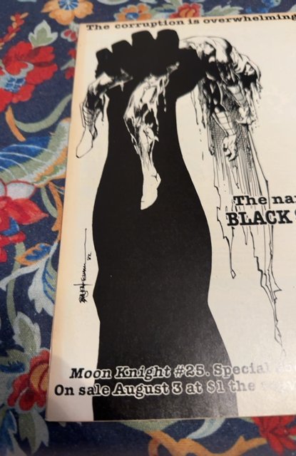Moon Knight #24 (1982)glass Scarlett/siekiewicz art VF+