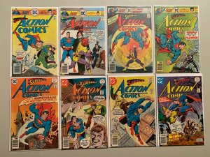 Action Comics lot:#474-486 all 17 diff books 4.0 VG (1977 + '78) Bronze Age